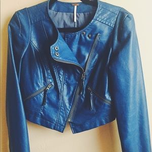 Free People Leather Moto jacket